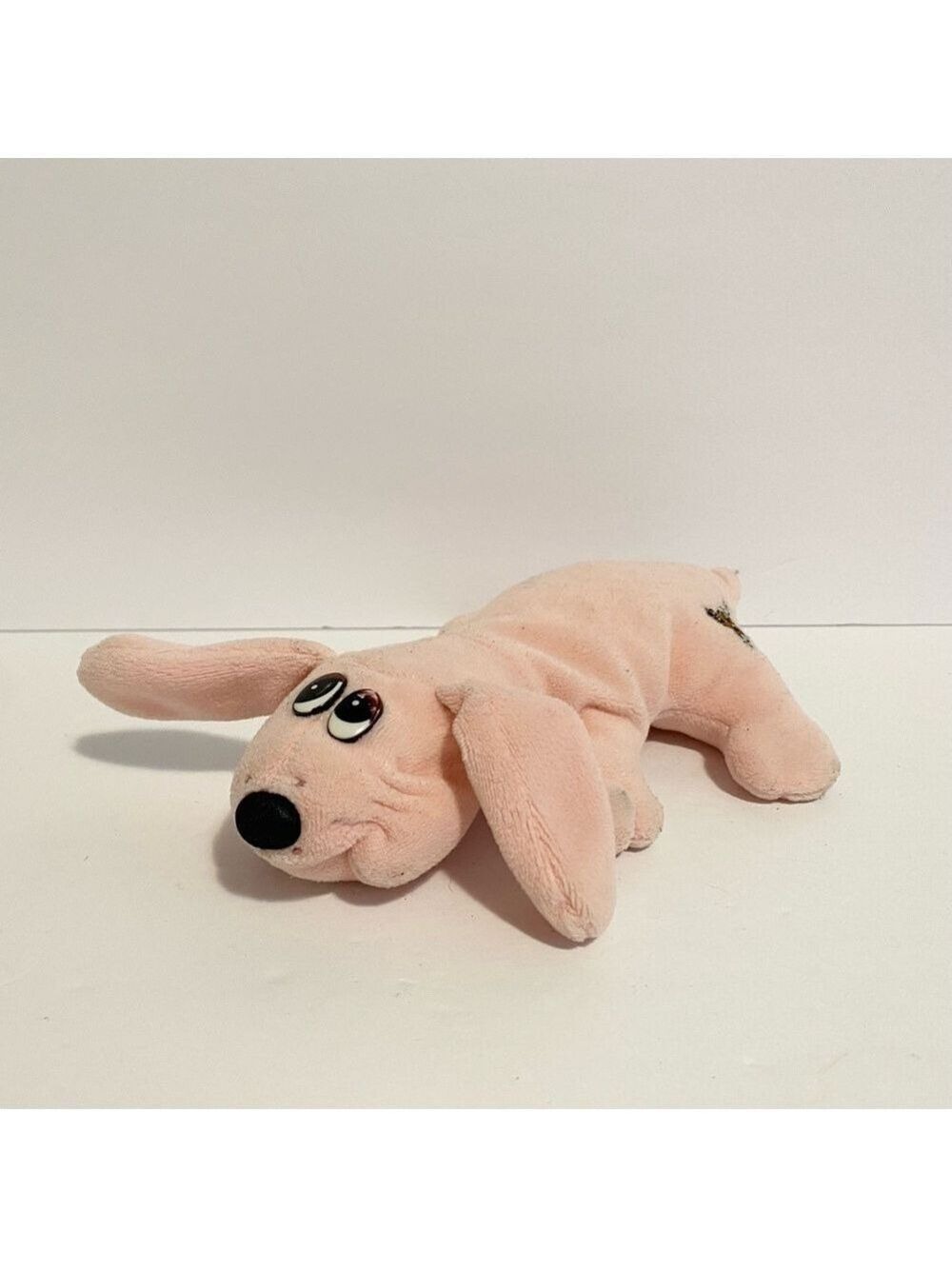 Pound Puppy Pastel Pink Vintage Puppies Mini 8” Stuffed Animal Toy 1980s
